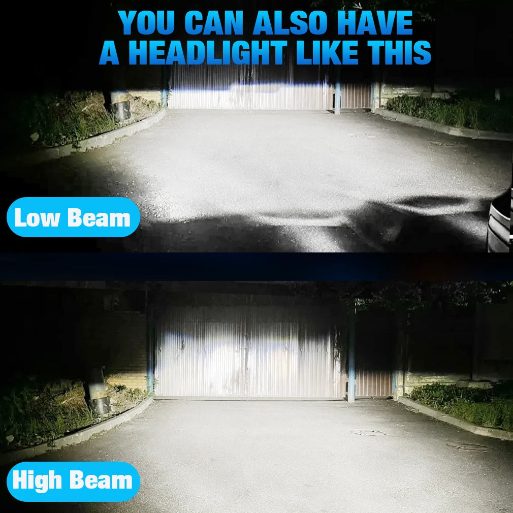 100W H7 LED CANBUS Light Mini Head Lamp 1:1 Size Wireless H7 Mini Lamp 7035 CSP Car LED wi