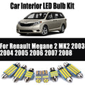 18-Piece LED Interior Light Kit for Toyota Sienna 2012 - 2017 - Canbus Dome Map Door Trunk Bulbs | AUTOKITSHOP