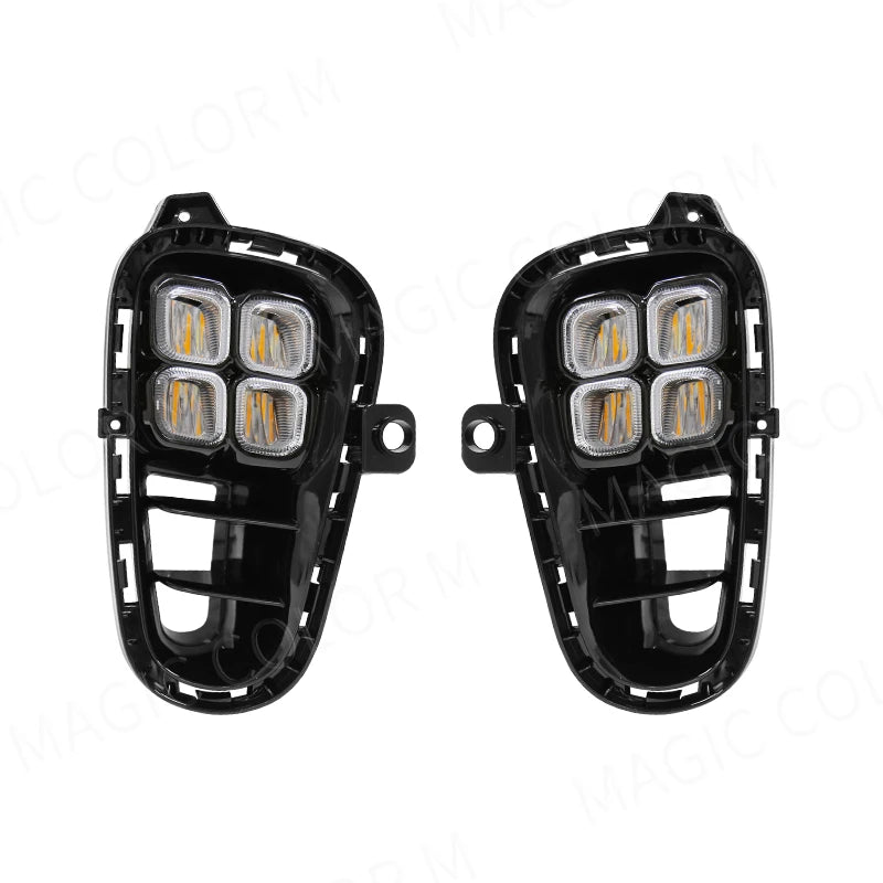 DRL For Kia RIO 2017 2018 2019 2020 Led Daytime Running Lights Daylight Turn Signal Headli | AUTOKITSHOP