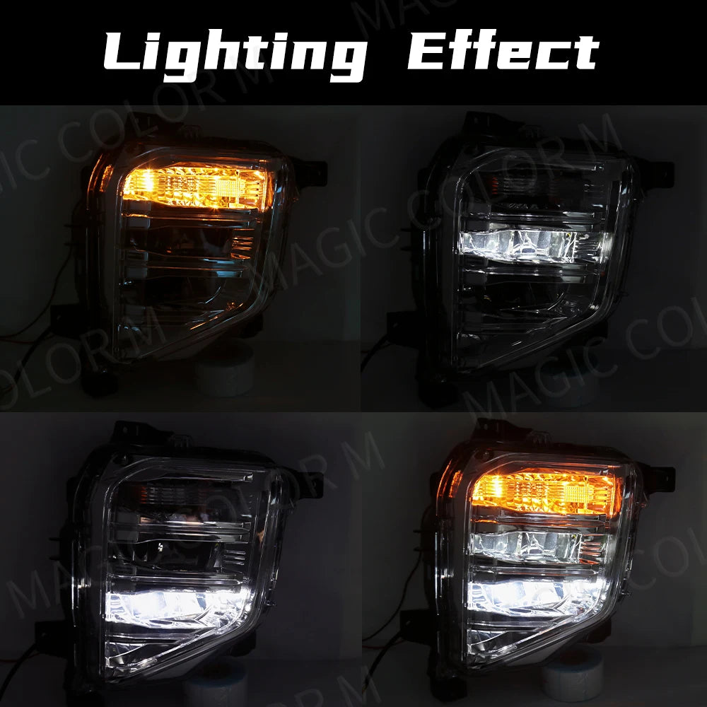 For Mitsubishi Pajero Sport Montero 2020 2021 2022 2023 LED DRL Daytime Running Lights Whi | AUTOKITSHOP