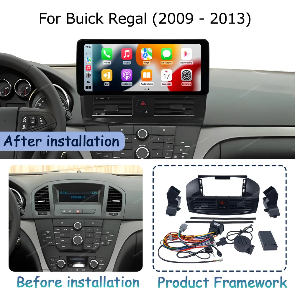 Android OS Car Display Screen for Buick Regal 2009 - 2013 Multimedia Radio Player DSP Ster