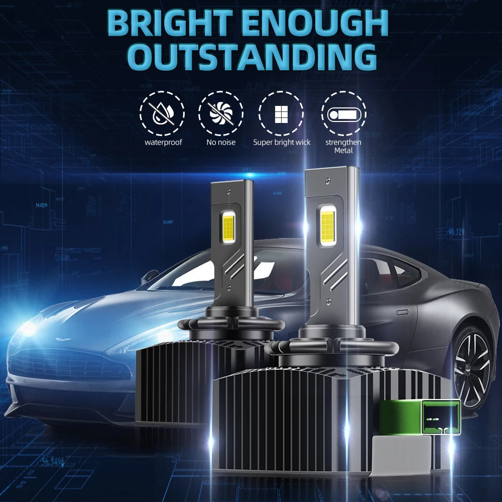 120W 30000LM HID Xenon Headlight Canbus No Error Turbo Auto Lamps 6000K Super White 12V Fo