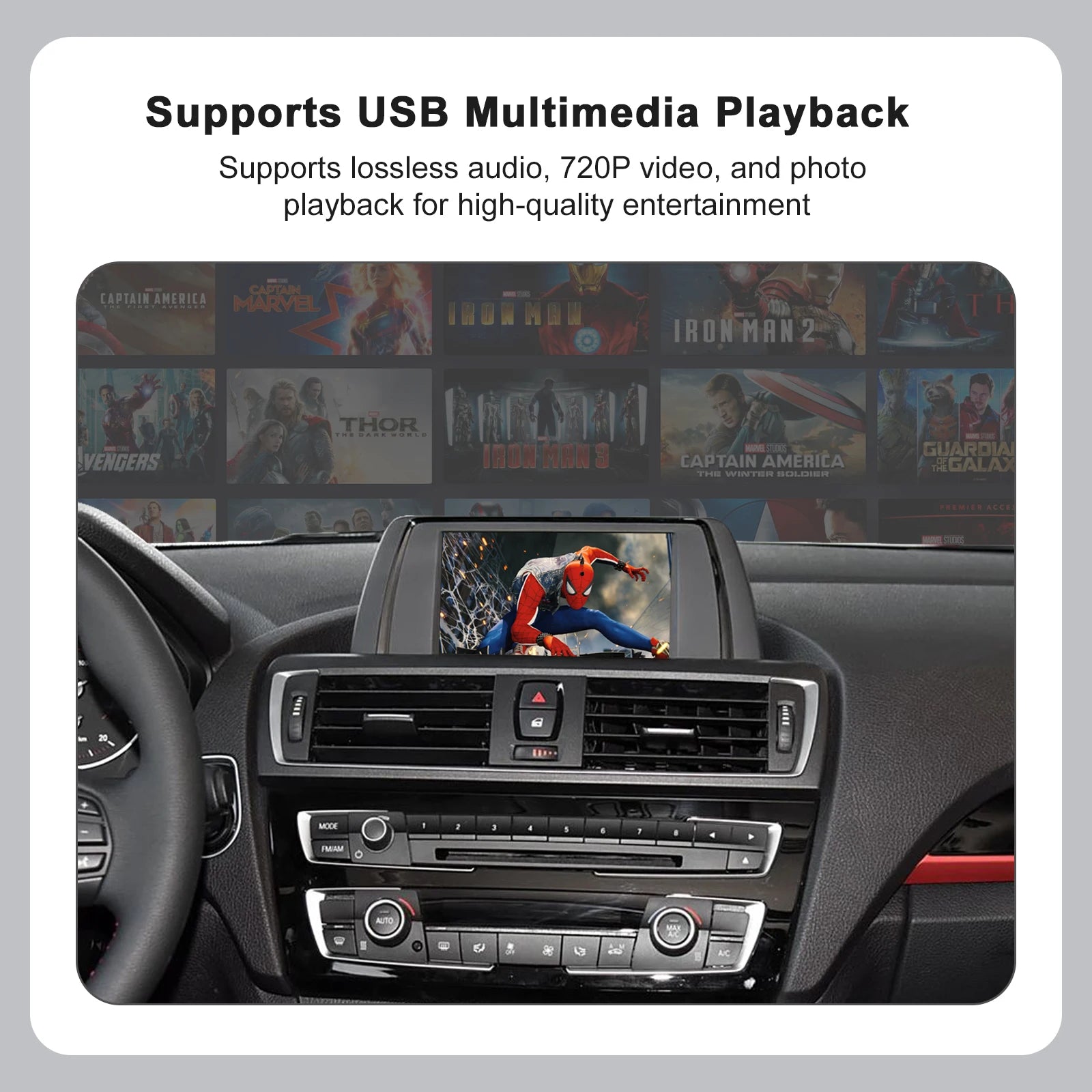 Wireless CarPlay Android Auto For BMW 1 2 Series F20 F21 F22 F23 F45 2011-2020 NBT EVO Wit