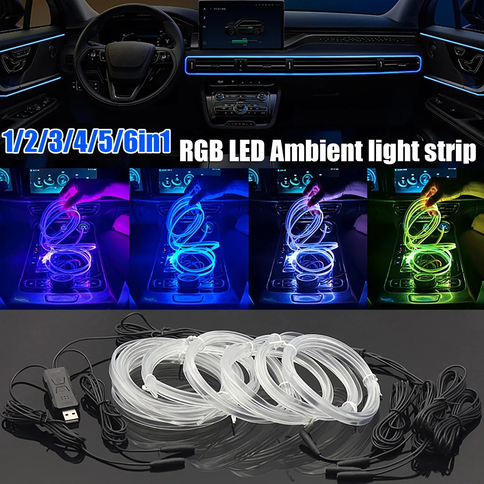 RGB - Ambient Light - Car Interior Lighting | AUTOKITSHOP