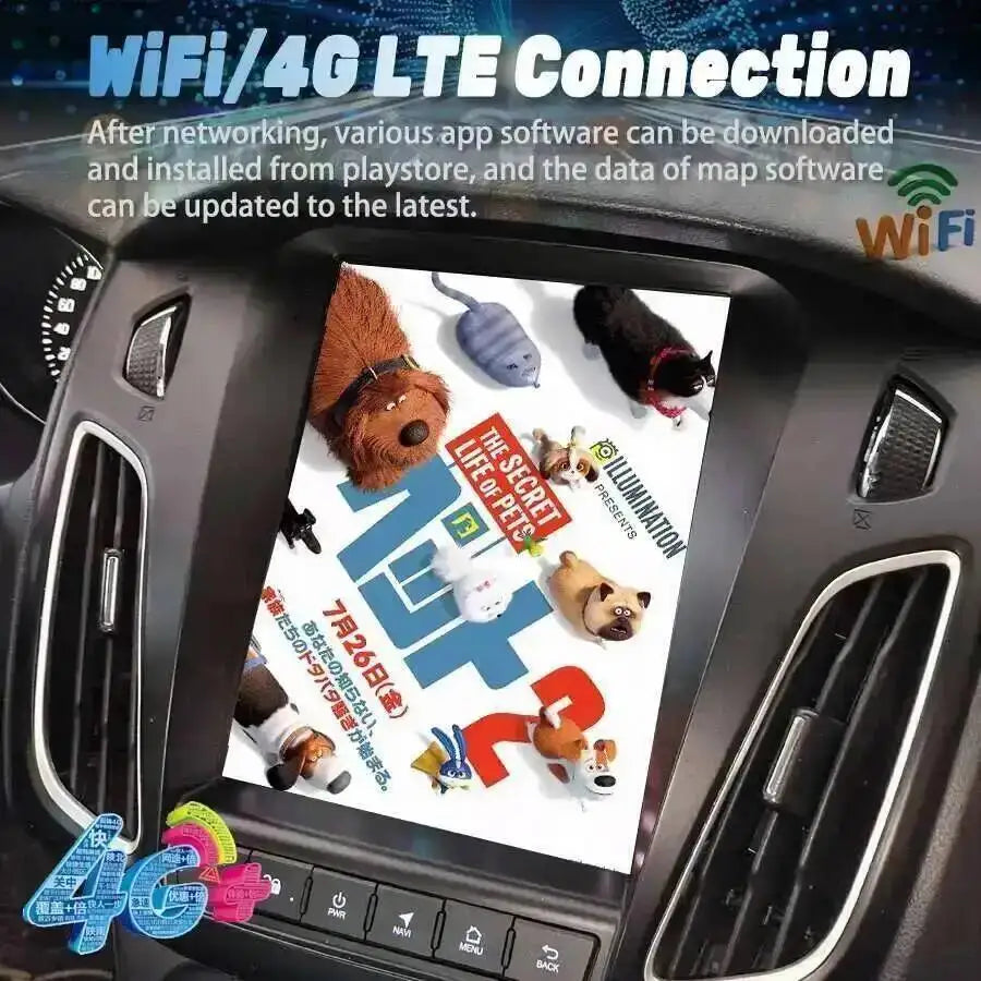 Car Radio Multimedia Player For Ford Focus 3 MK3 2011-2019 Stereo Car GPS Navigation 4G Wi | AUTOKITSHOP