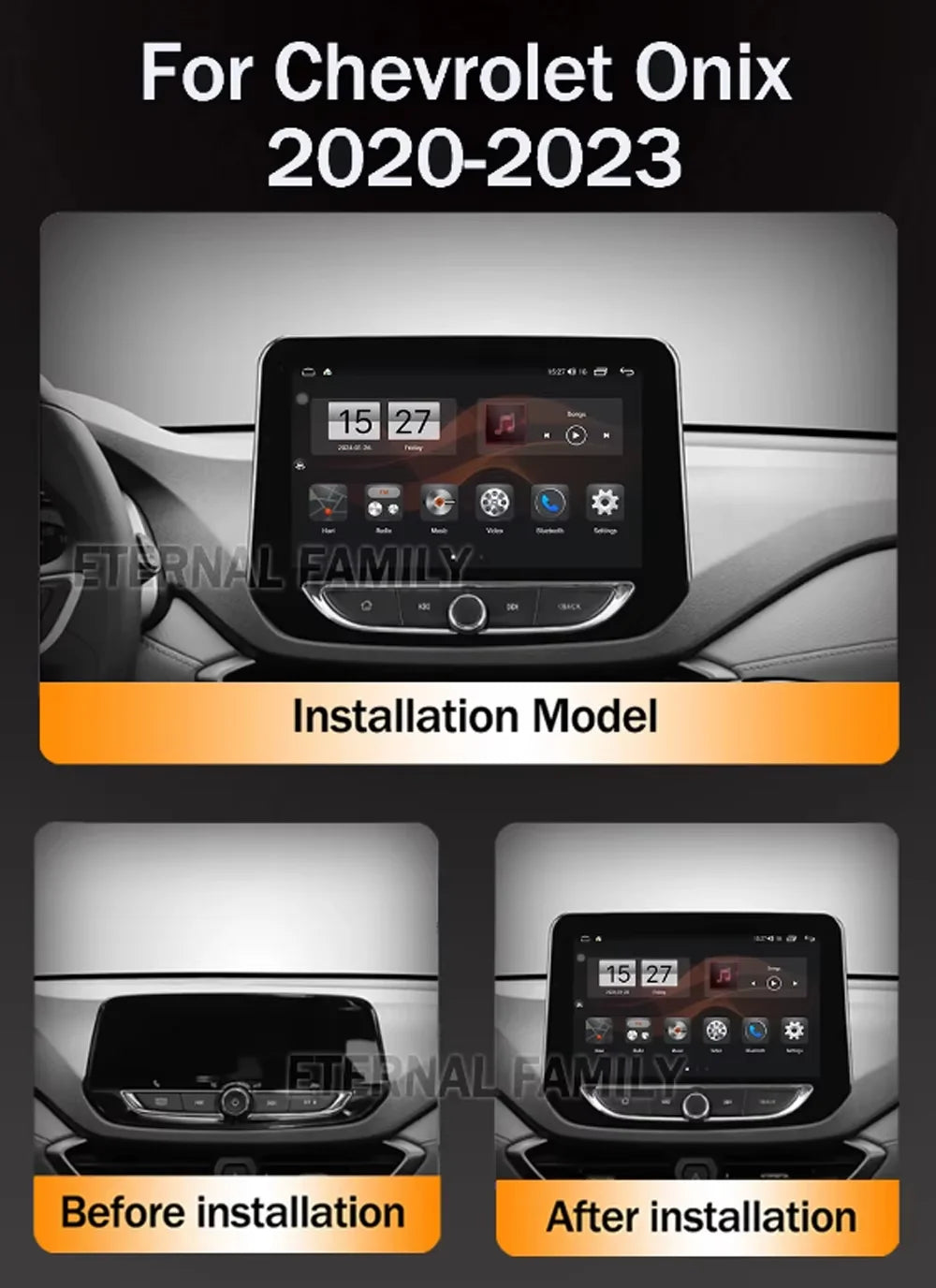 Car Radio Android 16 For Chevrolet Onix 2020 - 2023 wireless Carplay Multimedia Player Nav