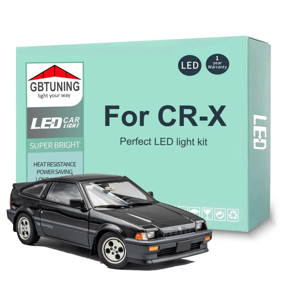 LED Interior Light Kit for Honda CRX CR-X 1988-1992 - Canbus Dome Map Door Trunk Bulbs | AUTOKITSHOP