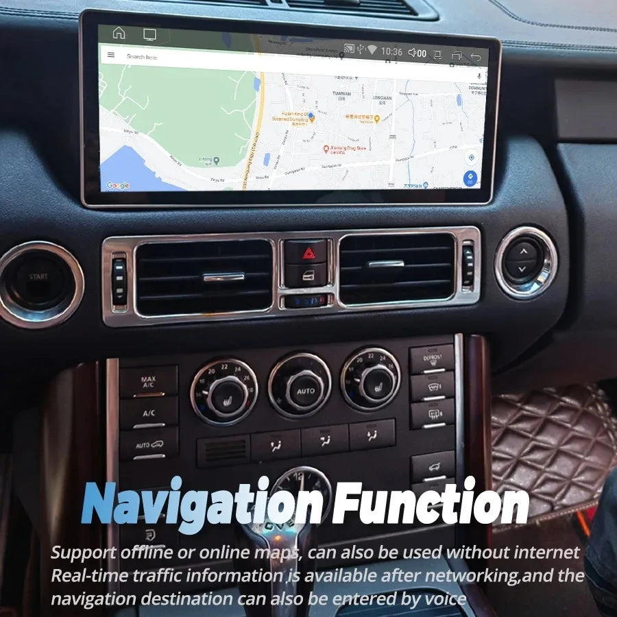 12.3" For Land Range Rover V8 L322 2002-2012 DSP 4G Carplay GPS Navi Android15 Screen Car  | AUTOKITSHOP