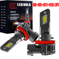 High Power LED Light Bulbs H8 H9 H11 H16JP Canbus Error Free White Car Headlight Fog Lamp