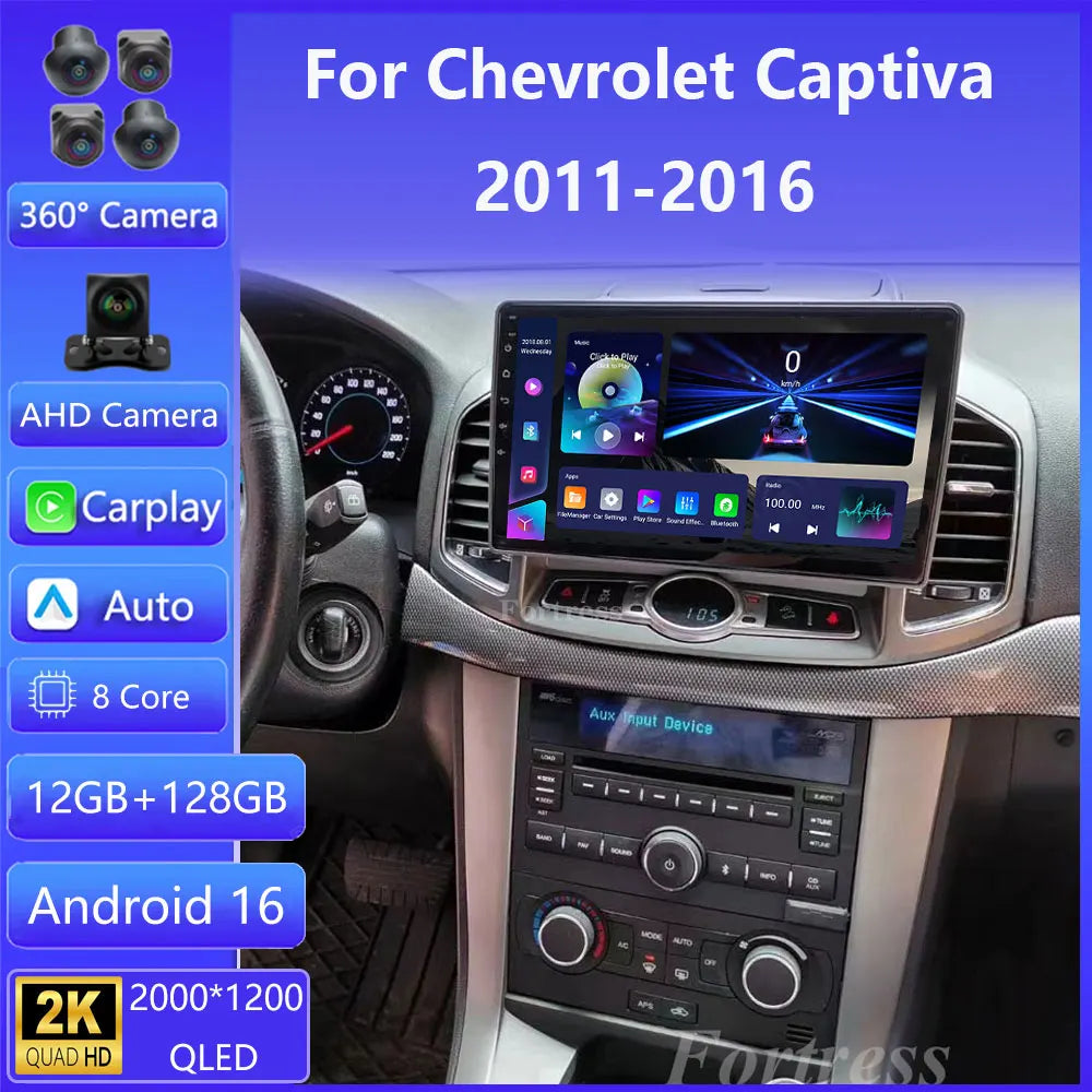 Android car radio For Chevrolet Captiva 1 2011-2016 Multimedia player GPS Video Autoradio