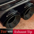 1 Pcs Top Quality Carbon Exhaust Muffler Tips For MINI Cooper S R55 R56 R57 R58  for MINI F60 F56 R61 - Automotive LED L