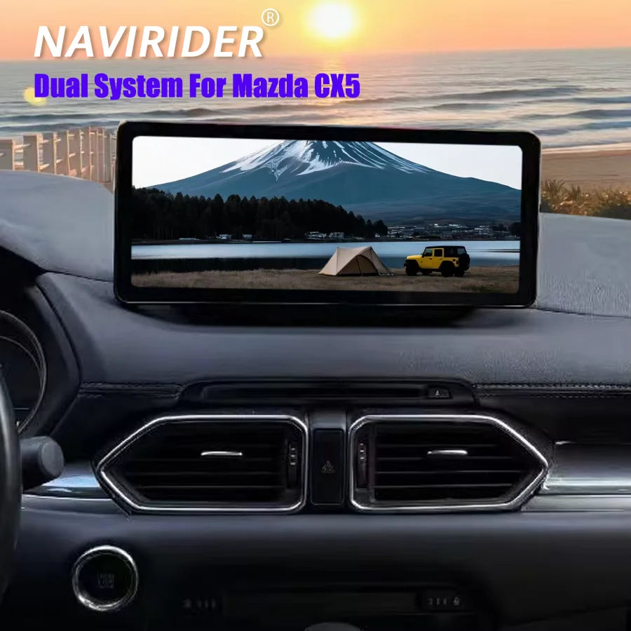 12.3" Screen For Mazda CX5 CX-5 2017-2021 Dual System Android15 Car Radio GPS Navigation A | AUTOKITSHOP