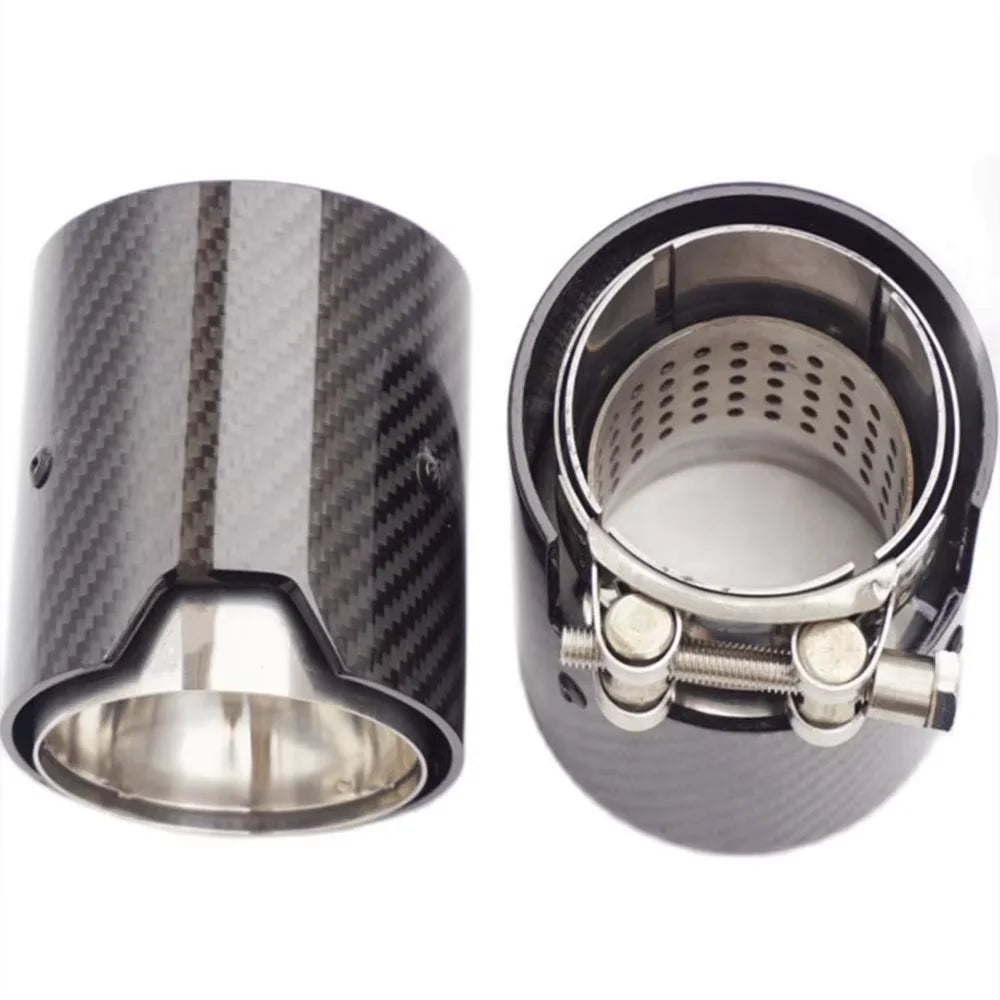 1 Piece M Performance Exhaust Tip 93mm Fit for Modified M2 M3 M4 3 Series 4 Seri for M2 M4 M3 - Automotive LED Light