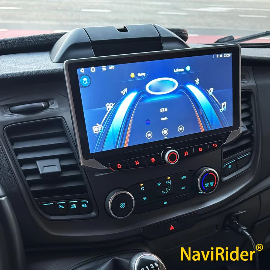 10.88" Qled Screen Android 14 Carplay For Ford Transit 2022 2023 Android Multimedia Video
