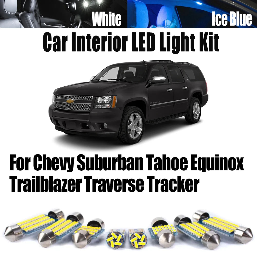 LED Interior Light Kit for Chevrolet Chevy Suburban Tahoe Equinox Trailblazer Traverse Tracker Canbus Car Lighting - ...