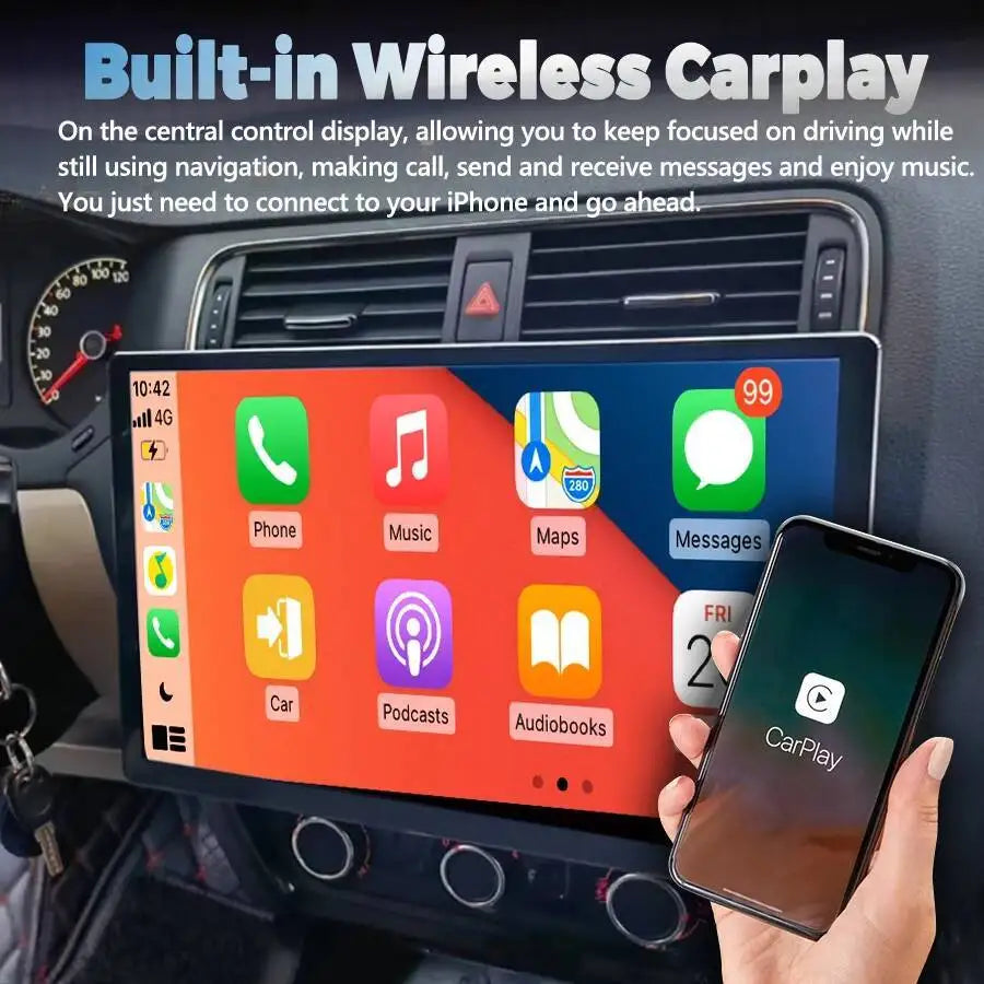 13.3Inch 2K Screen For Volkswagen VW Sagitar 2011-2018 Android Car Multimedia Video Player