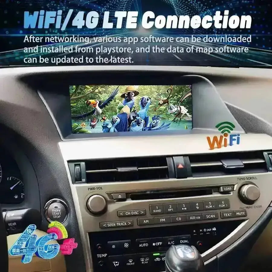 10.25inch Qualcomm 685 Android15 Car Radio For LEXUS RX RX350 RX300 RX270 2009-2015 Carpla | AUTOKITSHOP