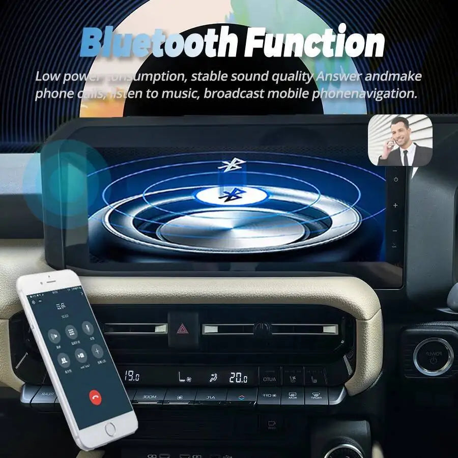 For Toyota Prado 2024 Right-Hand Drive Carplay Multimedia Video Player GPS Navigation Head | AUTOKITSHOP