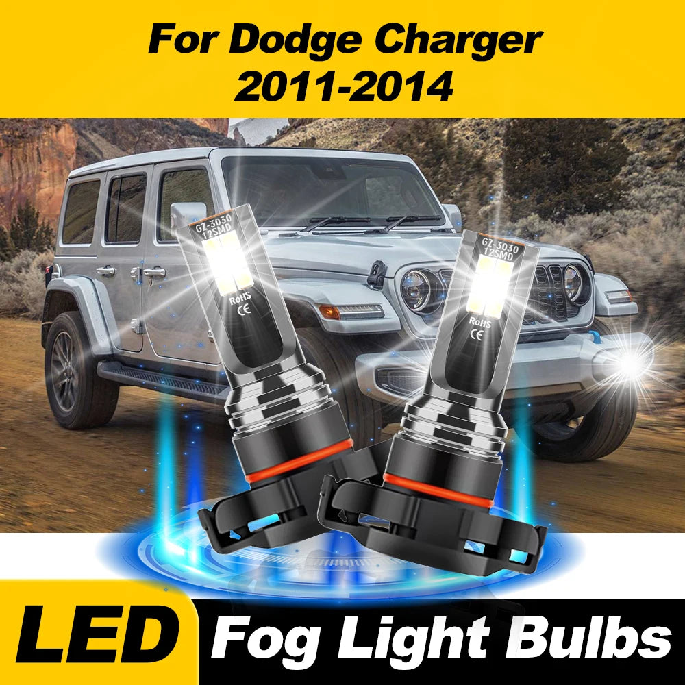 5202 H16(EU) PSX24W LED Fog Lamps Bulbs 20000LM Car Fog Lights 6000K White Plug And Play F