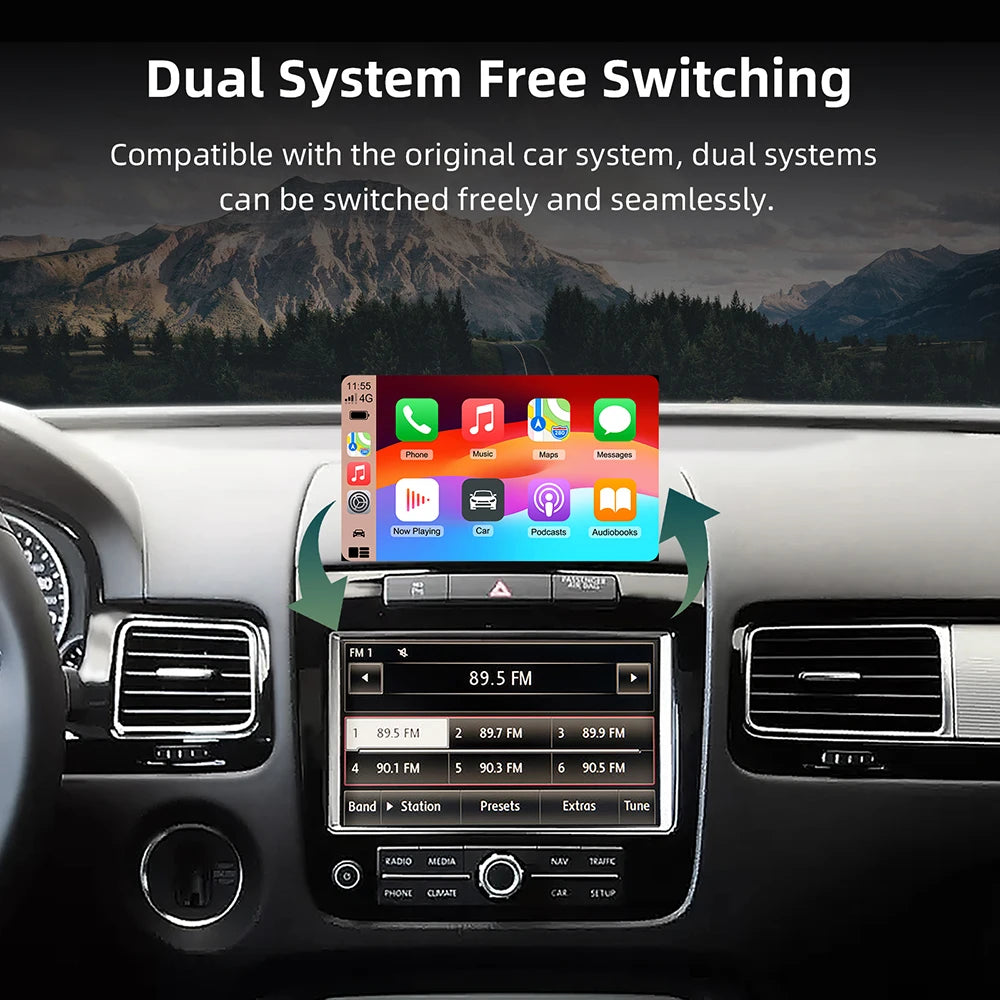 Wireless Carplay Android Auto for Volkswagen Touareg With 8-inch Screen RNS850 2011-2017 M | AUTOKITSHOP