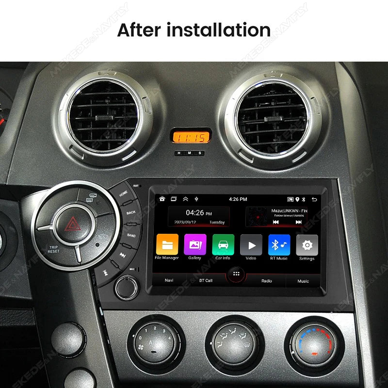 Android 15 Car Radio For Ssangyong Actyon Kyron 2005-2011 Multimedia Player GPS Intelligen