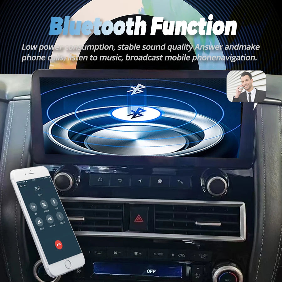 For Nissan Patrol Y61 Y62 Infiniti QX80 QX56 Car Radio 12.3 inch Android 14 GPS Navi Video | AUTOKITSHOP