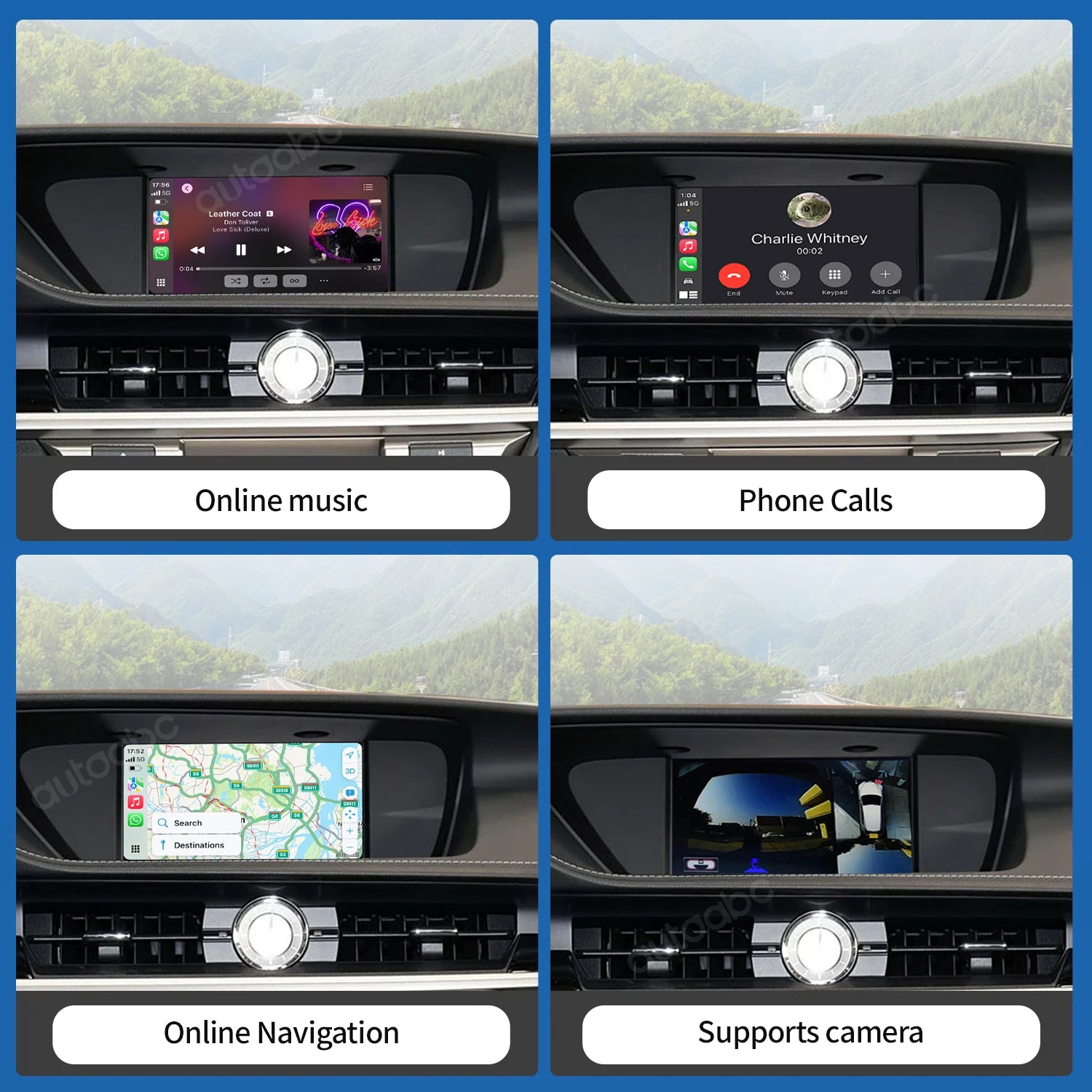 Wireless CarPlay Android Auto Interface for Lexus NX RX IS ES GS RC CT LS LX LC UX with Kn | AUTOKITSHOP