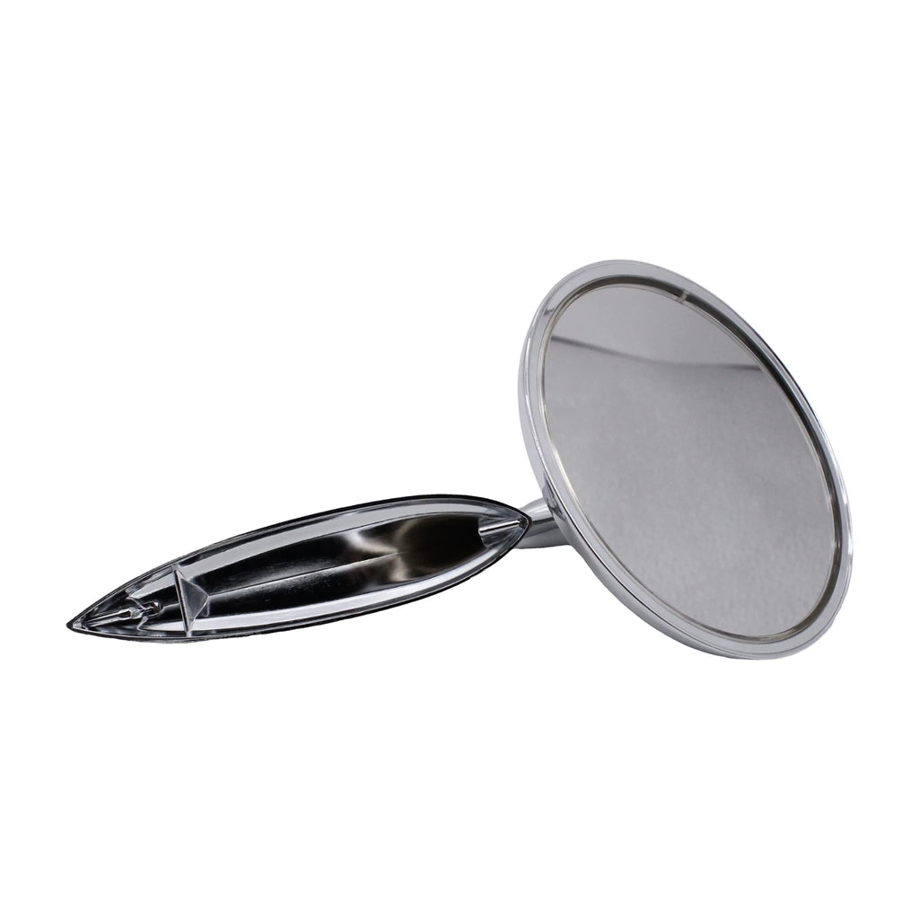 Round Outside Rearview Mirrors Ribbed Base 654394765672 LSOT001391 For Chevrolet Chevelle