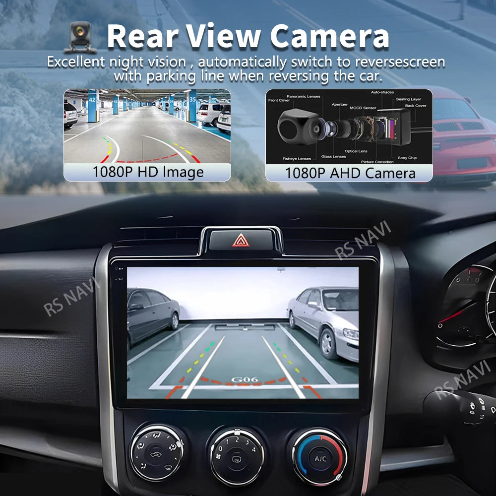 Android 16 For Toyota Corolla Axio 2 Fielder 3 E160 2012 - 2021 2K QLED Stereo Car Radio M