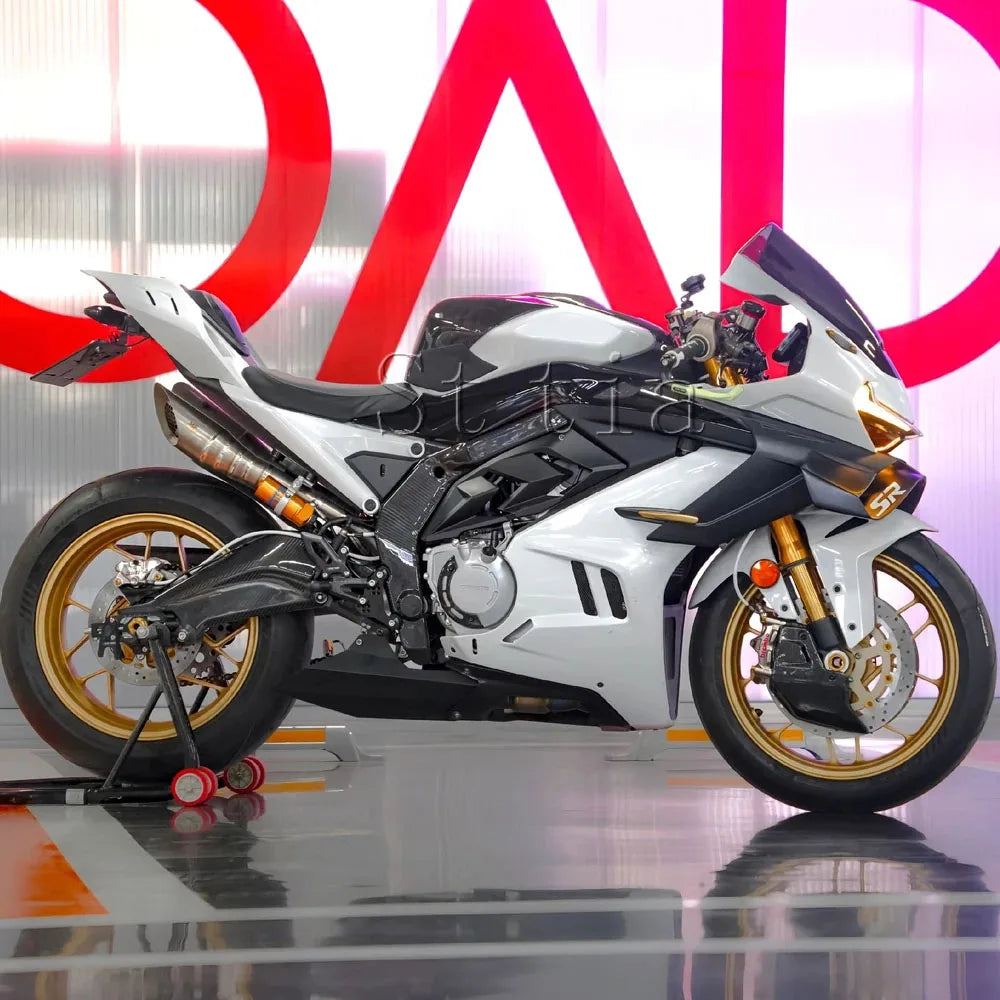For CFMOTO 675SR 2026 Front Spoiler Lower Spoiler Lower Lip GP Wing Downforce Naked Frontal Spoi - Automotive LED Light