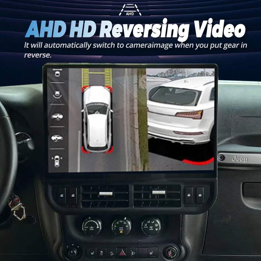 Multimedia Video Player For Jeep Wrangler 2011-2017 Android 16.8" Touch Screen Car Radio S | AUTOKITSHOP