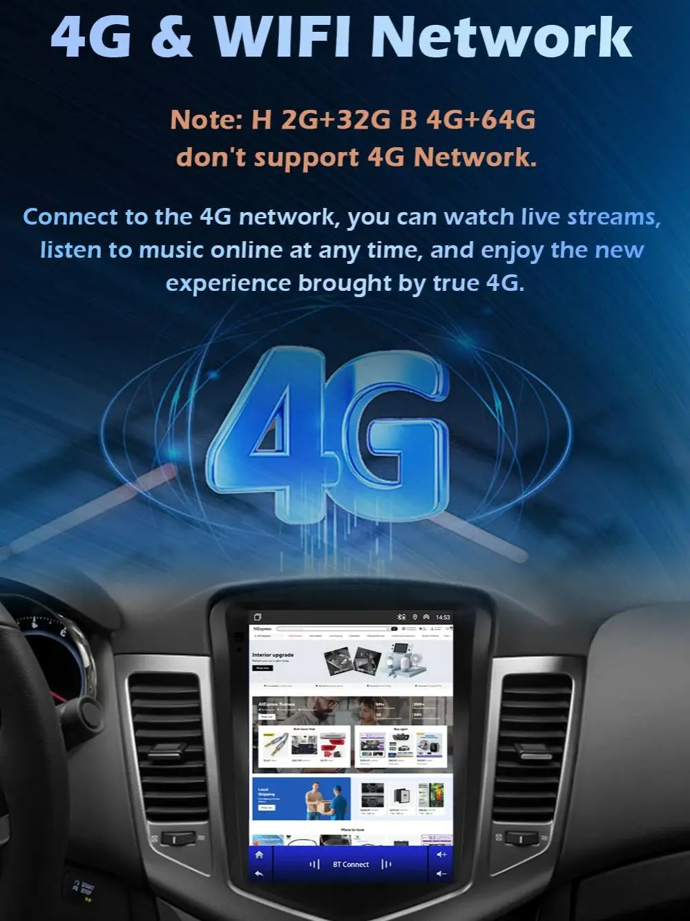 Wireless CarPlay Android 16 For Chevrolet Cruze 2008 - 2014 Car Radio Multimedia Player DS