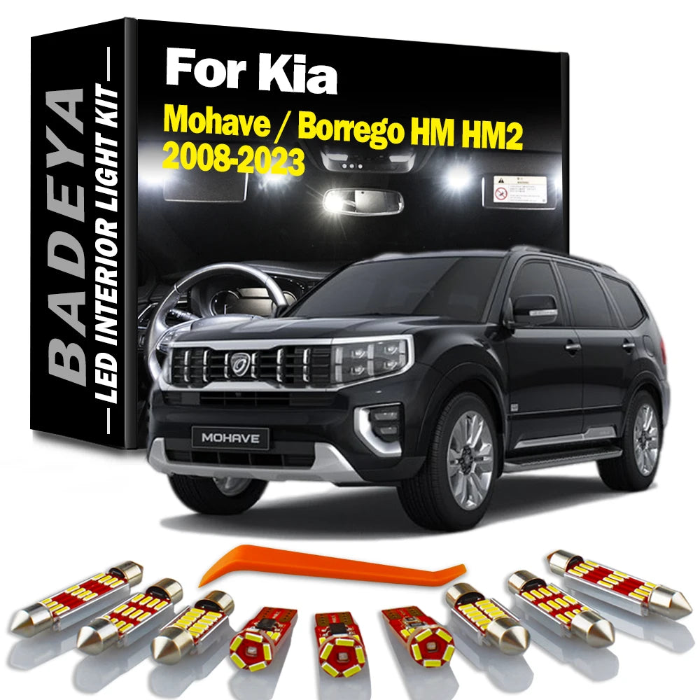 LED Interior Reading Map Dome Light Kit For Kia Mohave For Kia Borrego HM HM2 2008-2019 20