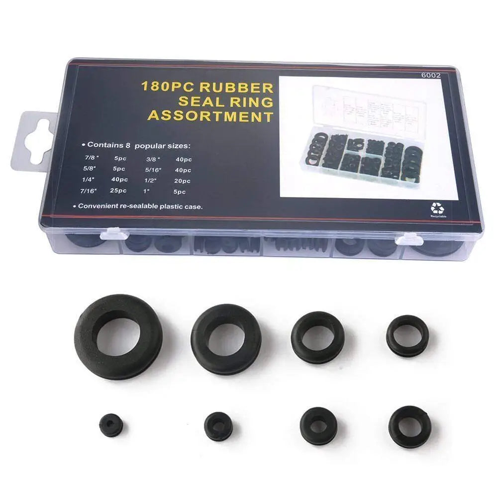 Rubber Grommet Assortment Kit Firewall Hole Plug Electrical Wiring Gasket
