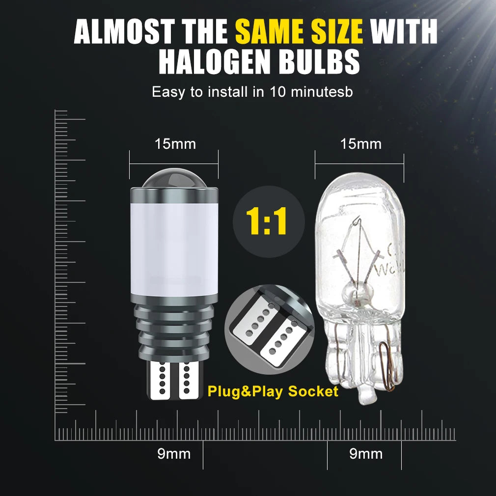 1200LM 921 T15 LED Back Up Reverse Light Bulbs Car 912 902 W16W Canbus WY16W LED Bulbs Rep