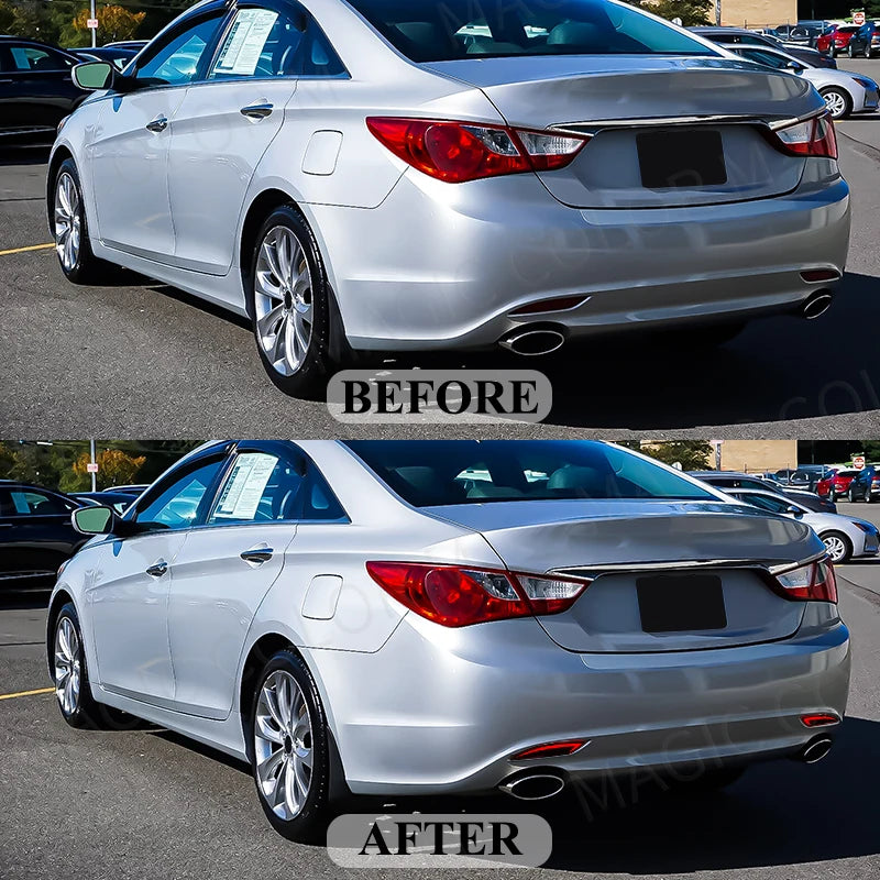 For Hyundai Sonata 8 2010 2011 2012 2013 2014 LED Rear Bumper Reflector Brake Light Turn S | AUTOKITSHOP