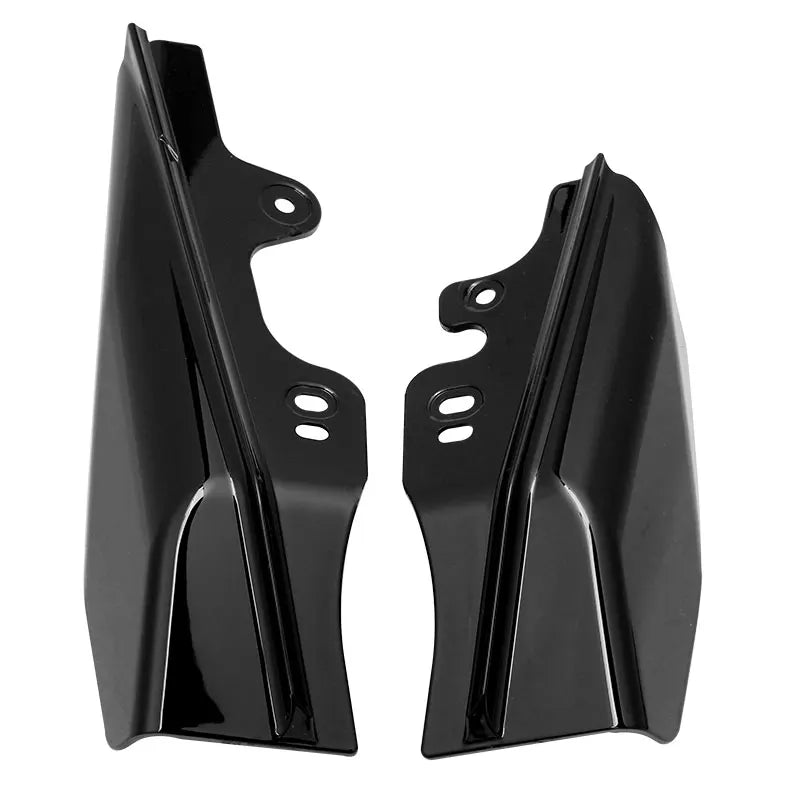 Motorcycle Black Mid-Frame Air Deflector For Harley Touring Street Electra Glide Road King FLHR  - Automotive LED Light