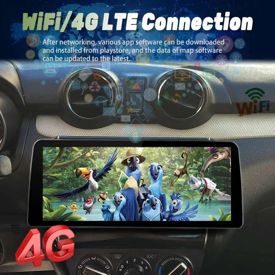 Android 14 Car Video Player Stereo For Suzuki SWIFT 2017 2018 2019 2020 GPS Multimedia Car