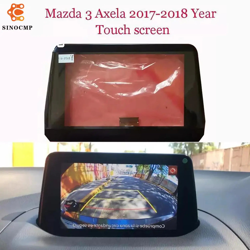 7 Inch Touch-Screen Gps Navigation Radio Glass Digitizer Display B61A611J0 For Mazda 3 201