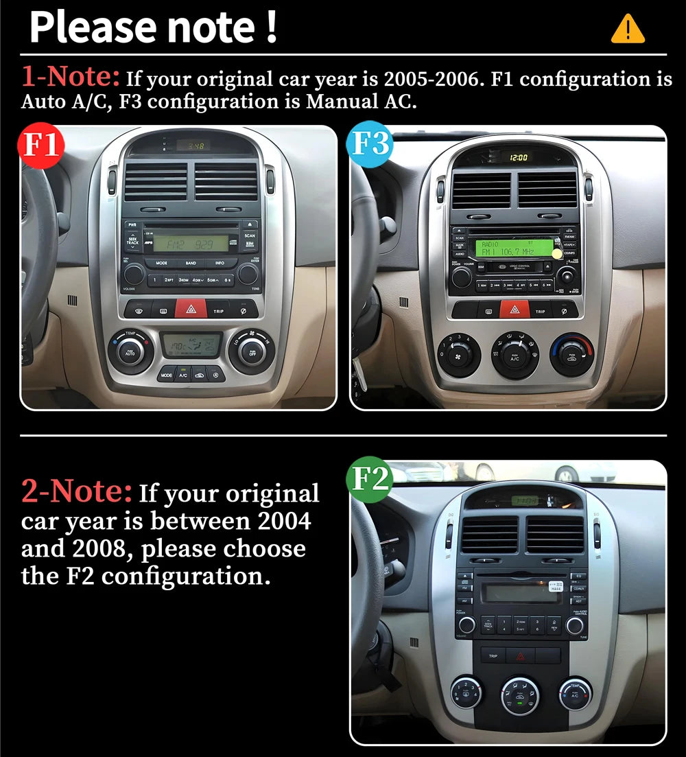 9 inch Android 16 For Kia Cerato 1 LD 2004-2008 Car Radio Multimedia Player Navigation Vid