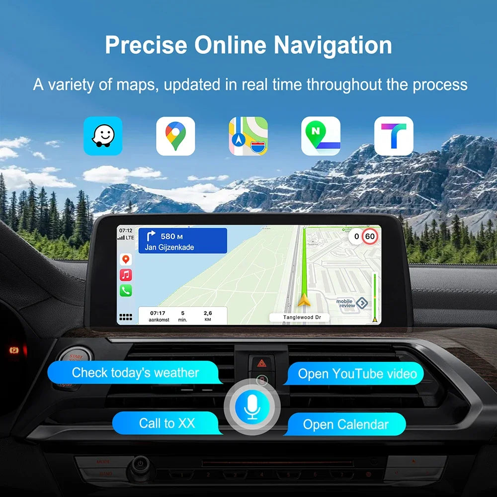 Wireless CarPlay for BMW NBT ID4 System 1 2 3 4 5 6 7 Series 1 X3 X4 X5 X6 MINI CarPlay In