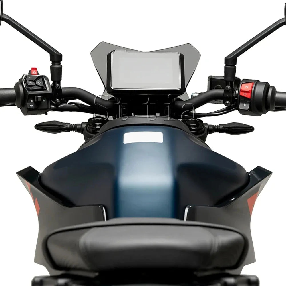 For KTM Duke125 Duke390 2024 2025 Motorcycle Touring Windshield Windscreen Airflow Screen Visor  - Automotive LED Light