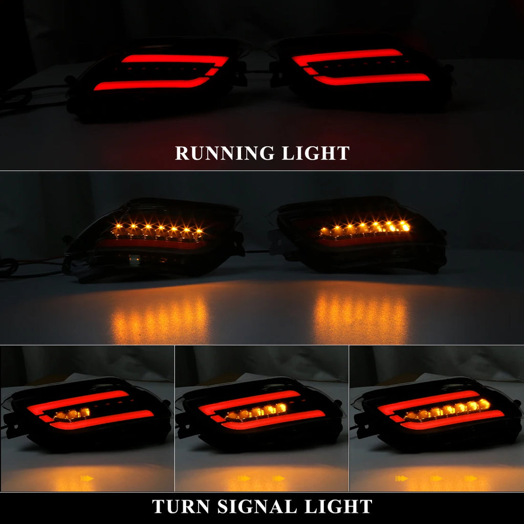 LED Rear Bumper Reflector Light For Toyota Vios 2008 2009 2010 2011 2012 2013 Start-up Ani | AUTOKITSHOP