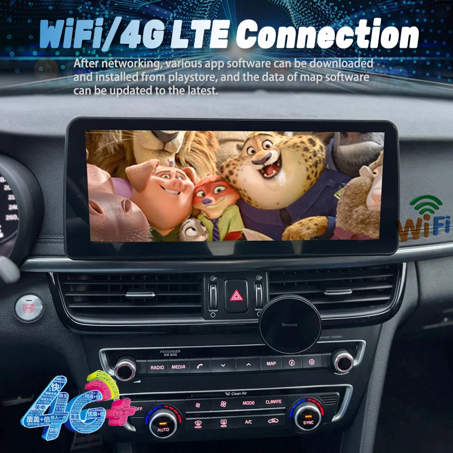 12.3" For KIA optima 2020 2017 2016 Android 14 Car Multimedia Player GPS Navigation Radio