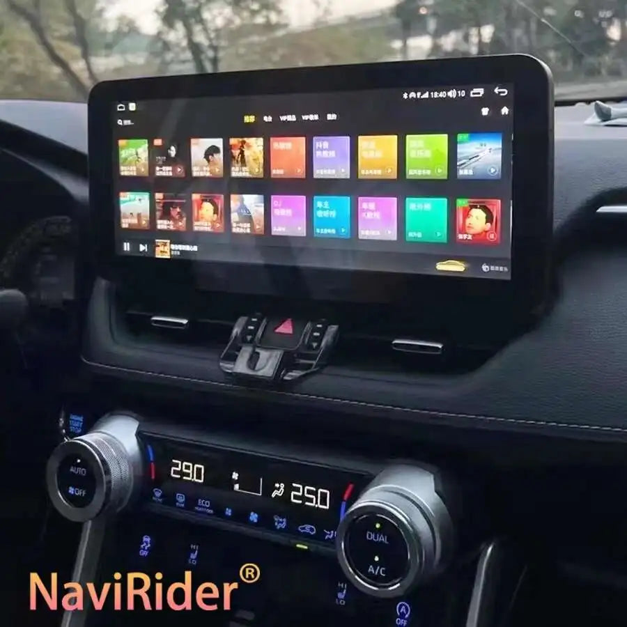 NaviRider 12.3 Inch Android 14 Screen For Toyota RAV4 Prime XSE 2021 2022 Car Multimedia V