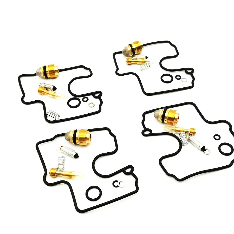 4 Sets Motorcycle Carburetor Repair Rebuild Kit for YM YZF-R1 ATV1998-2001