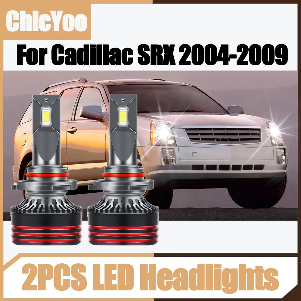 6000K White LED Car Headlights Auto Headlamps 150W 30000LM Plug and Play 12V For Cadillac