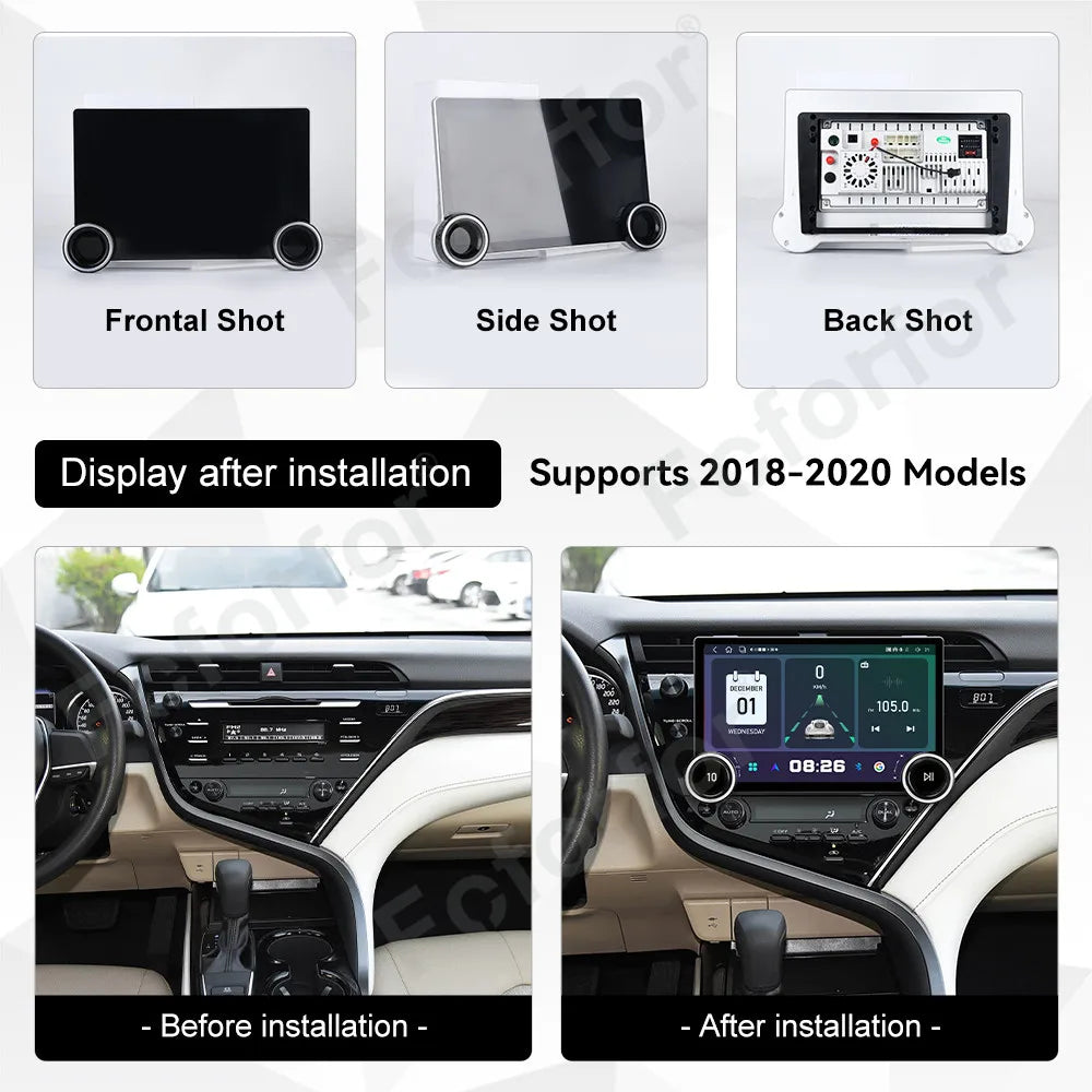 Smart HD Large Screen For Toyota Camry 2018-2020 Android 15 Car Stereo 11.5 Inch Wireless