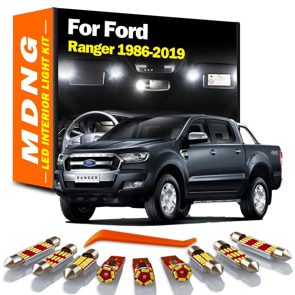 LED Interior Light Kit for Ford Ranger 1986-2013 - Canbus Dome Map Door Trunk Bulbs | AUTOKITSHOP