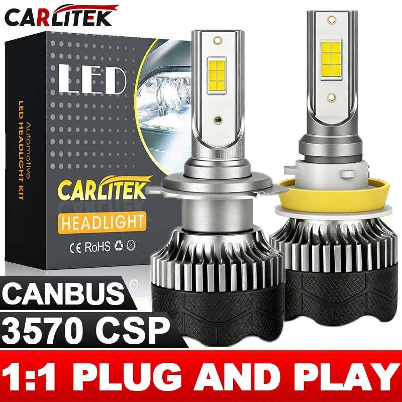 LED H11 H7 Car Headlight H1 LED Bulb H8 H4 H9 9005 HB3 9006 HB4 9012 9007 9008 H13 H27 880
